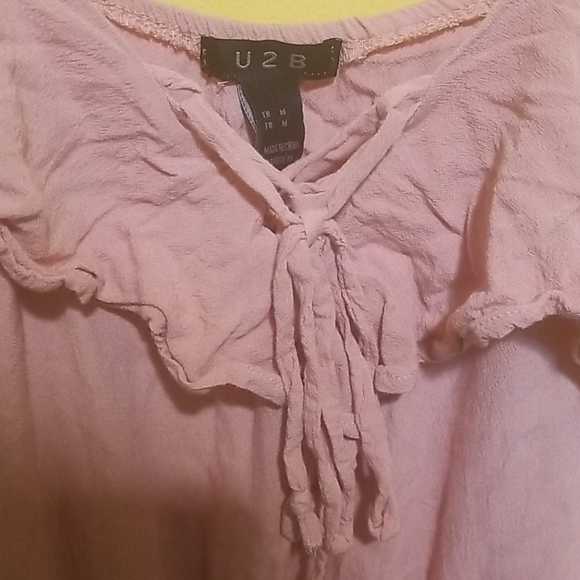 Pink Ruffled Camisole Romper - Picture 2 of 4
